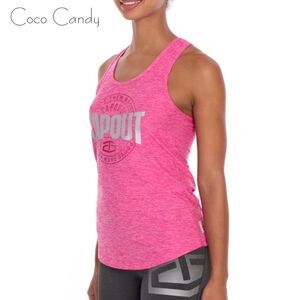 🆕Tapout Logo Racerback Pink Tank Top